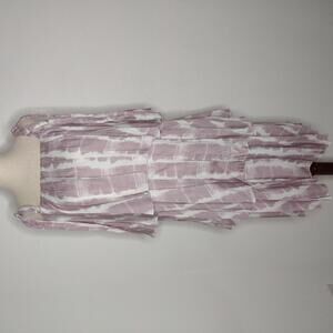NWT Sofia Women's White Lilac/Harriet Midi Dress Size One Size